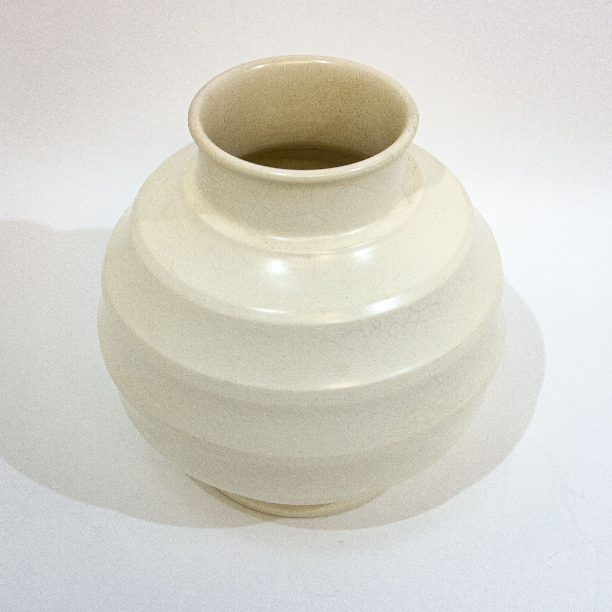 Keith Murray Moonstone Football Vase