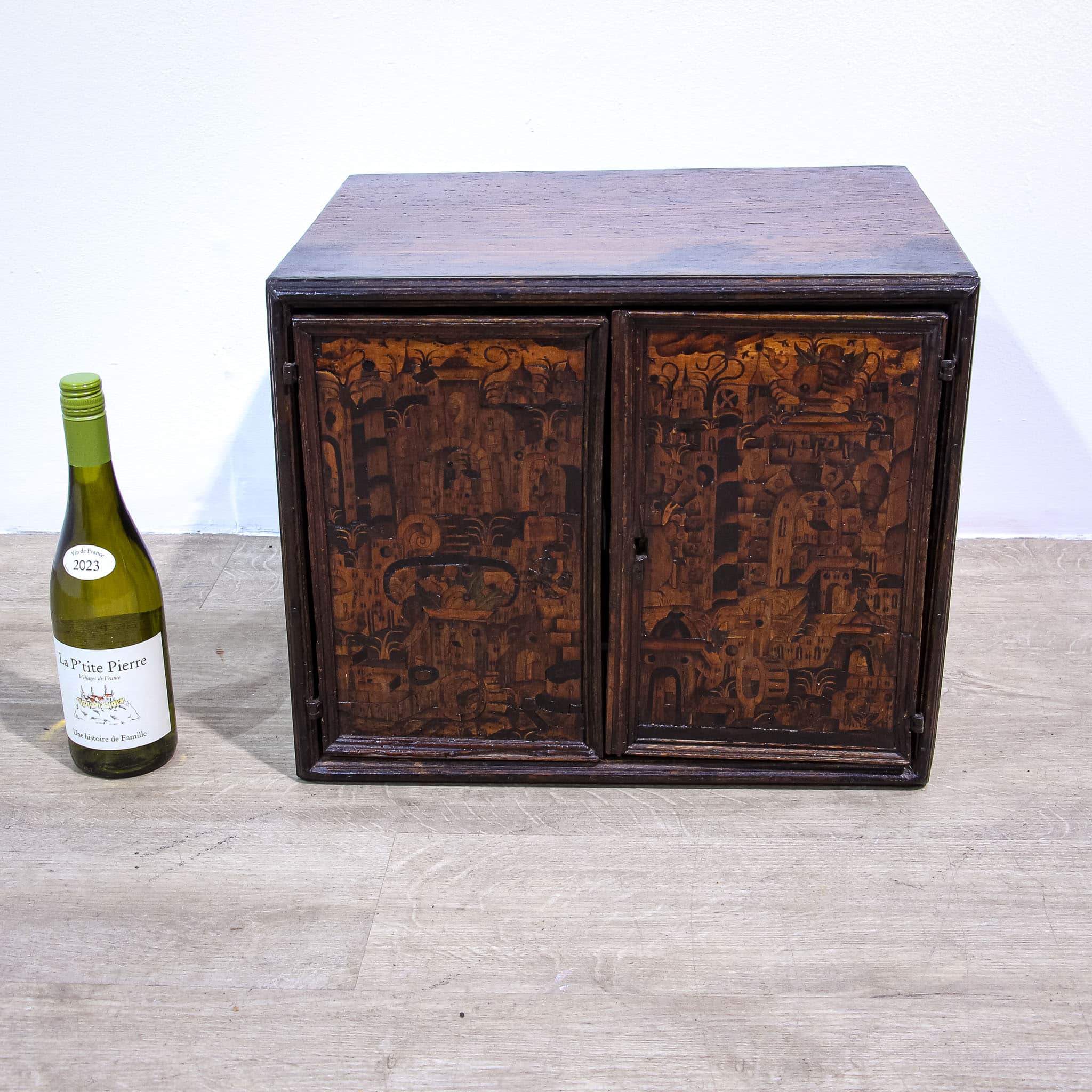 Early 18th Century Marquetry Table Cabinet
