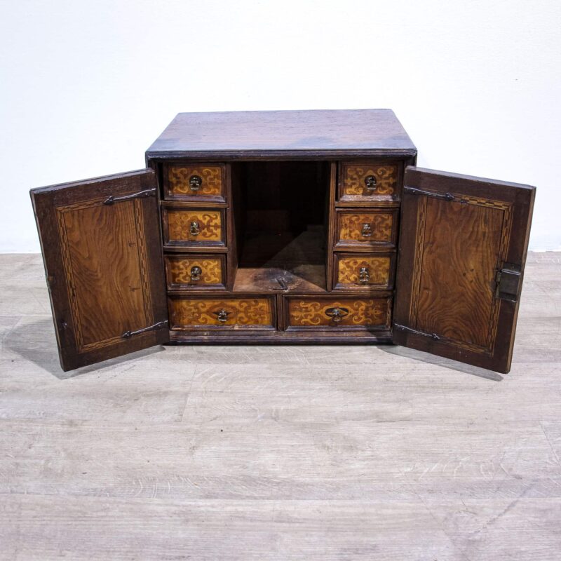Early 18th Century Marquetry Table Cabinet