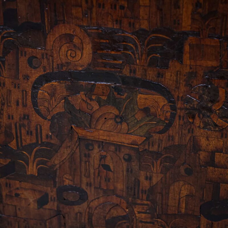 Early 18th Century Marquetry Table Cabinet