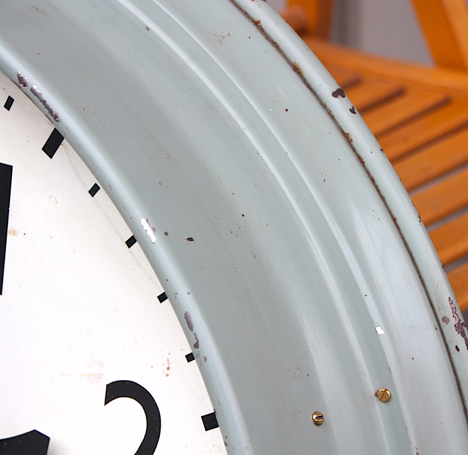 Classic British Factory Style Large Wall Clock By Magenta
