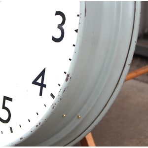 Classic British Factory Style Large Wall Clock By Magenta