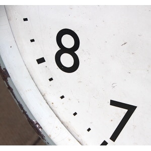 Classic British Factory Style Large Wall Clock By Magenta