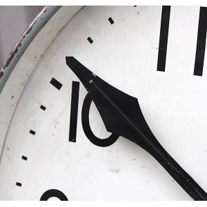 Classic British Factory Style Large Wall Clock By Magenta