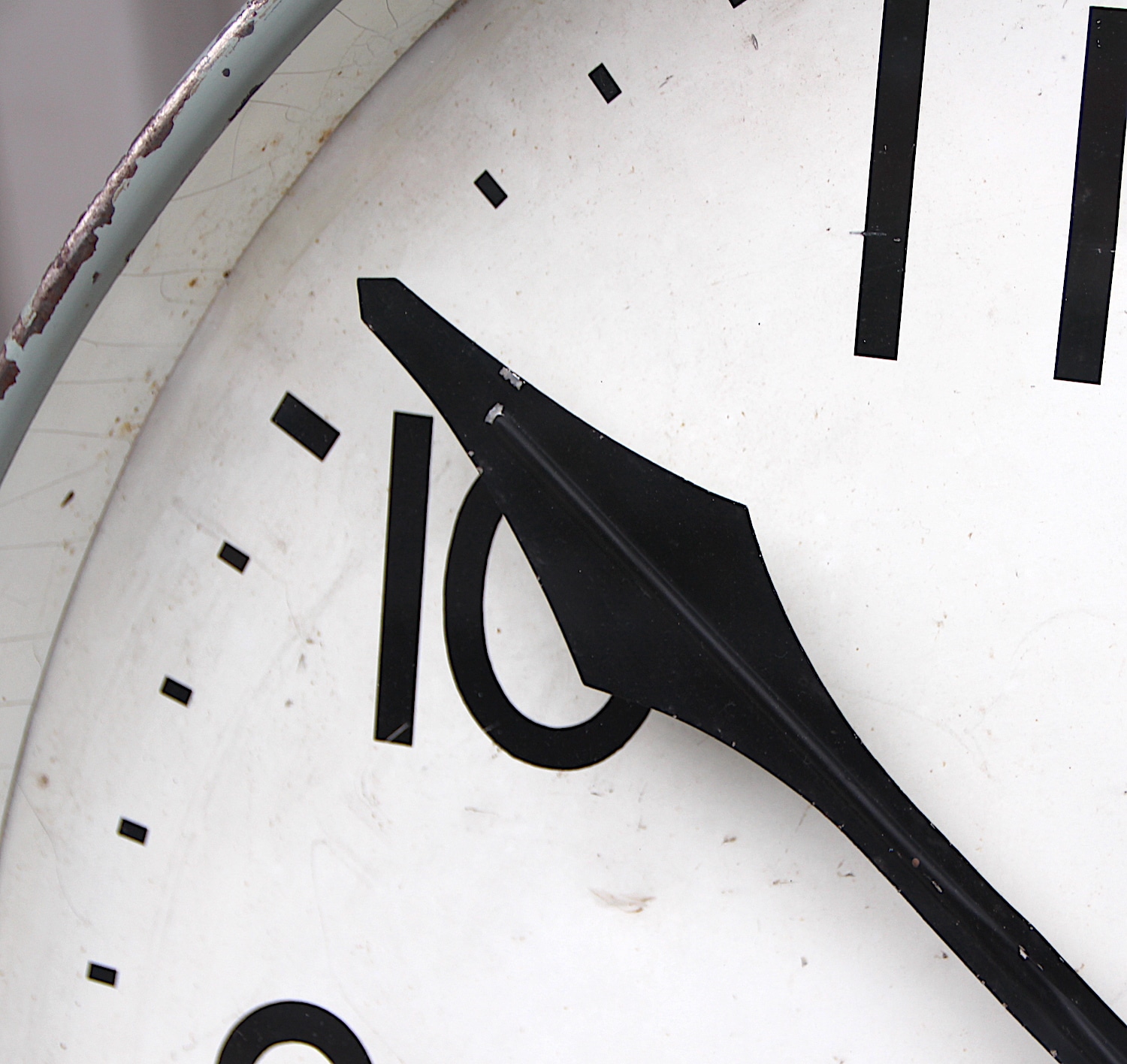 Classic British Factory Style Large Wall Clock By Magenta
