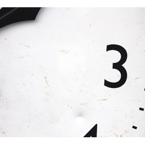 Classic British Factory Style Large Wall Clock By Magenta
