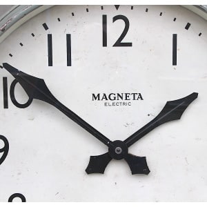Classic British Factory Style Large Wall Clock By Magenta