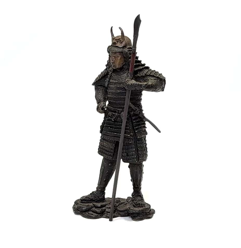 Bronze Sculpture - Japanese Samurai Warrior