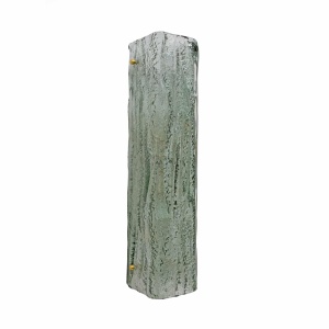 Pair of Mazzega-Style Aquamarine Murano Glass Sconces
