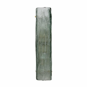 Pair of Mazzega-Style Aquamarine Murano Glass Sconces