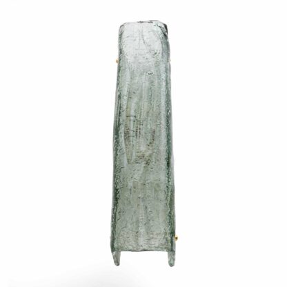 Pair of Mazzega-Style Aquamarine Murano Glass Sconces - Image 6