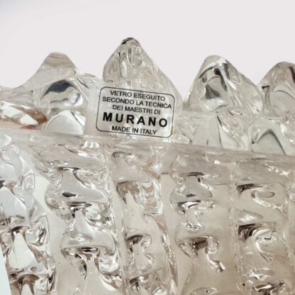 Pair of Mid-century Modern Italian "Rostrato" Murano Glass Sconces - Image 11