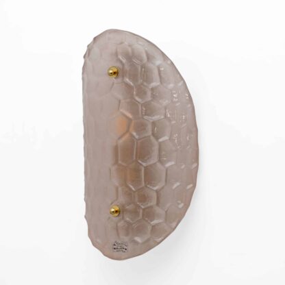 Pair of Modern Light Pink Murano Glass Sconces - Image 3