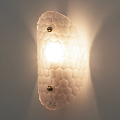Pair of Modern Light Pink Murano Glass Sconces - Image 4