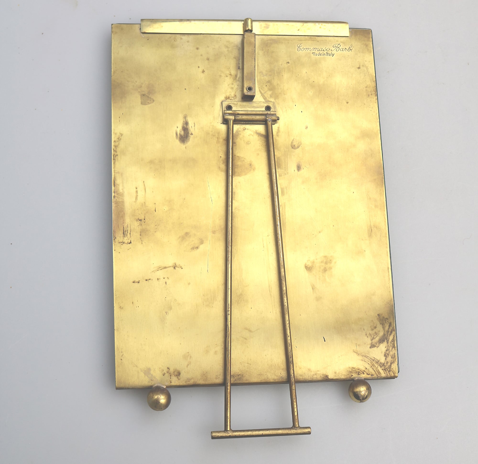 A rare mid century retro modernist Italian Photo Frame by Tommaso Barbi 1950-70