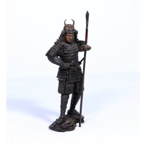 Bronze Sculpture - Japanese Samurai Warrior