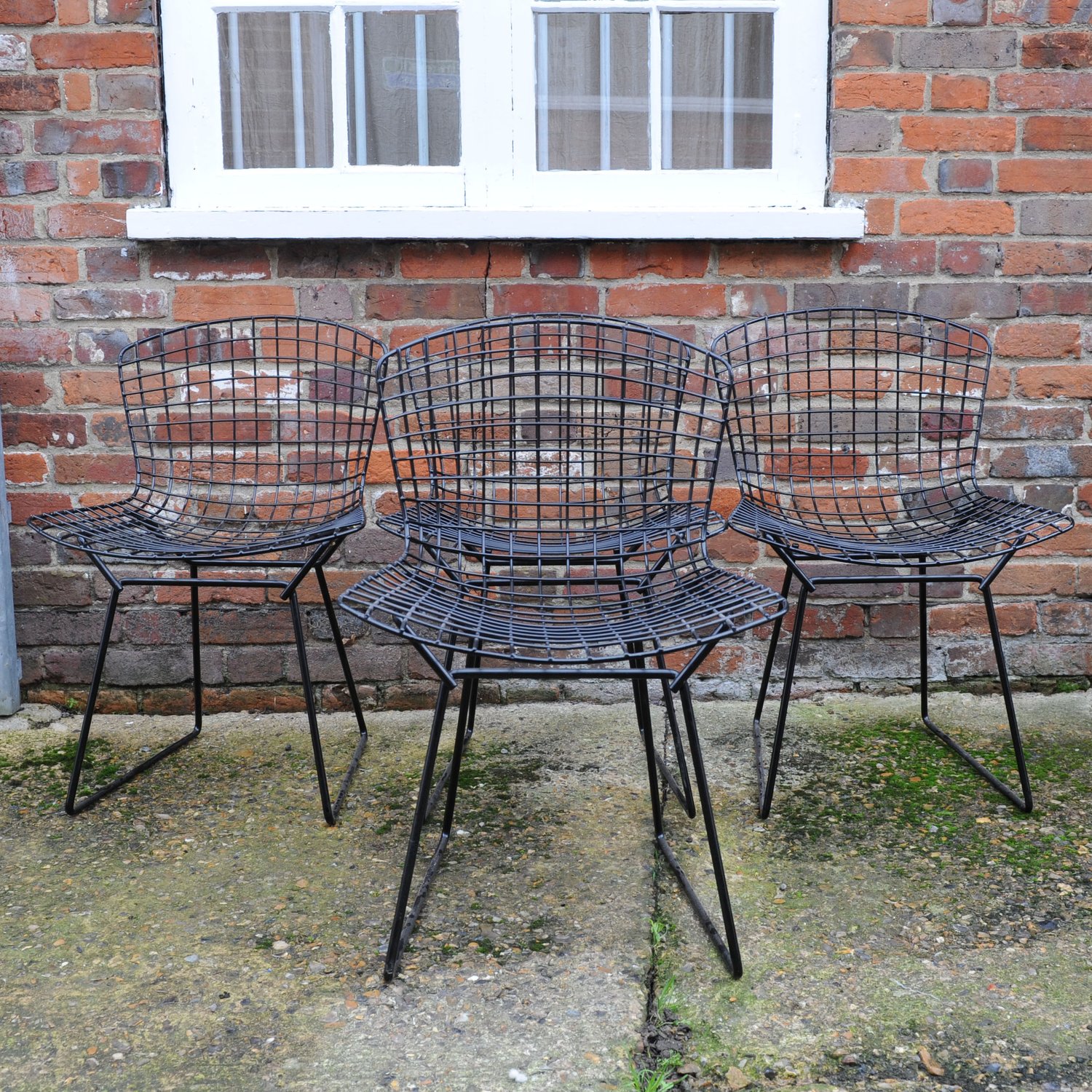 Mid Century 420c Side Chairs By Harry Bertoia For Knoll, 1950s (x4)