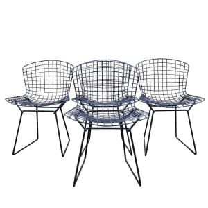Mid Century 420c Side Chairs By Harry Bertoia For Knoll, 1950s (x4)