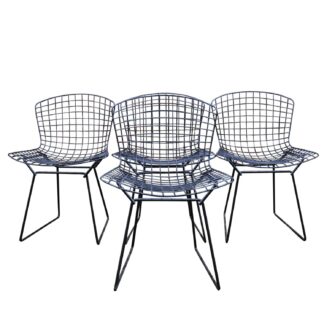 Mid Century 420c Side Chairs By Harry Bertoia For Knoll, 1950s (x4)