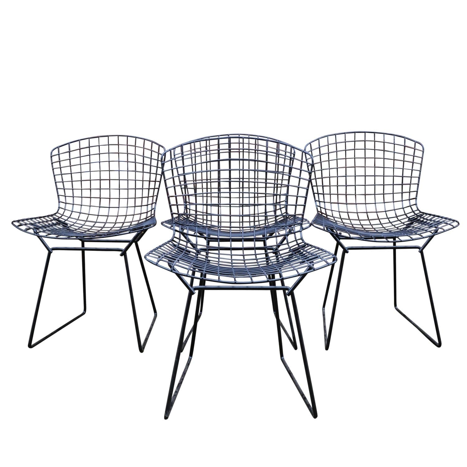 Mid Century 420c Side Chairs By Harry Bertoia For Knoll, 1950s (x4)