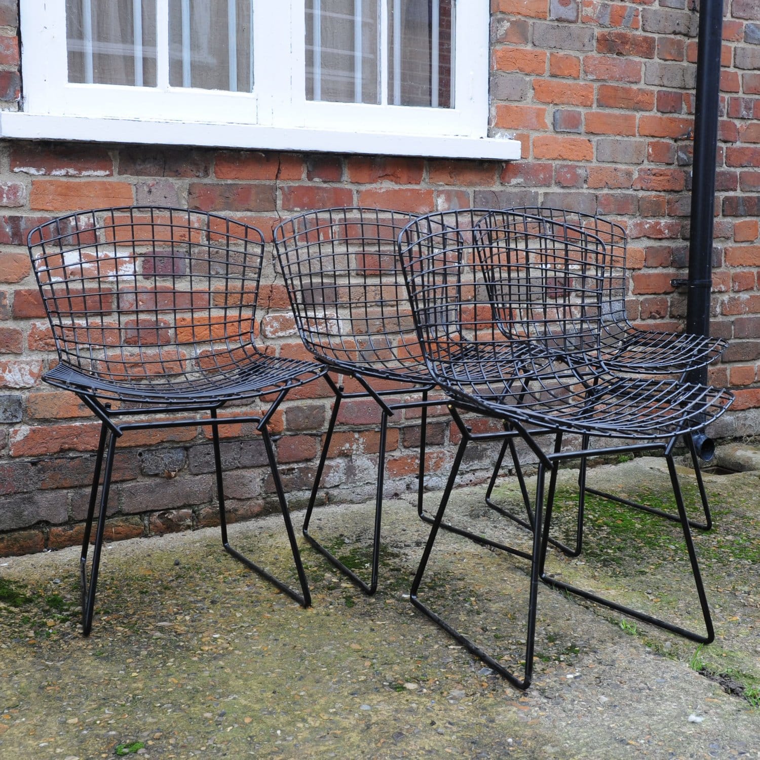 Mid Century 420c Side Chairs By Harry Bertoia For Knoll, 1950s (x4)