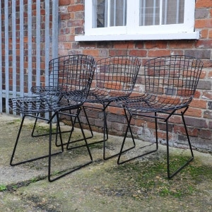 Mid Century 420c Side Chairs By Harry Bertoia For Knoll, 1950s (x4)