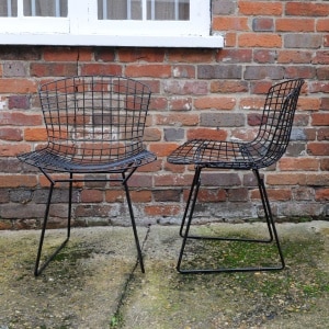 Mid Century 420c Side Chairs By Harry Bertoia For Knoll, 1950s (x4)