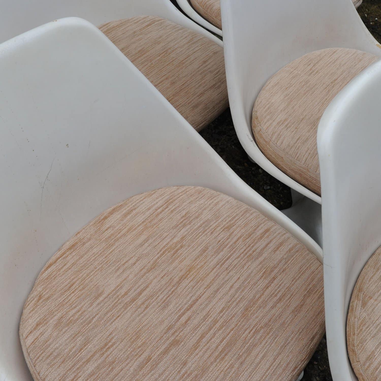 Vintage 103 Aluminium Tulip Chairs By Maurice Burke For Arkana, 1960s, Set Of 6