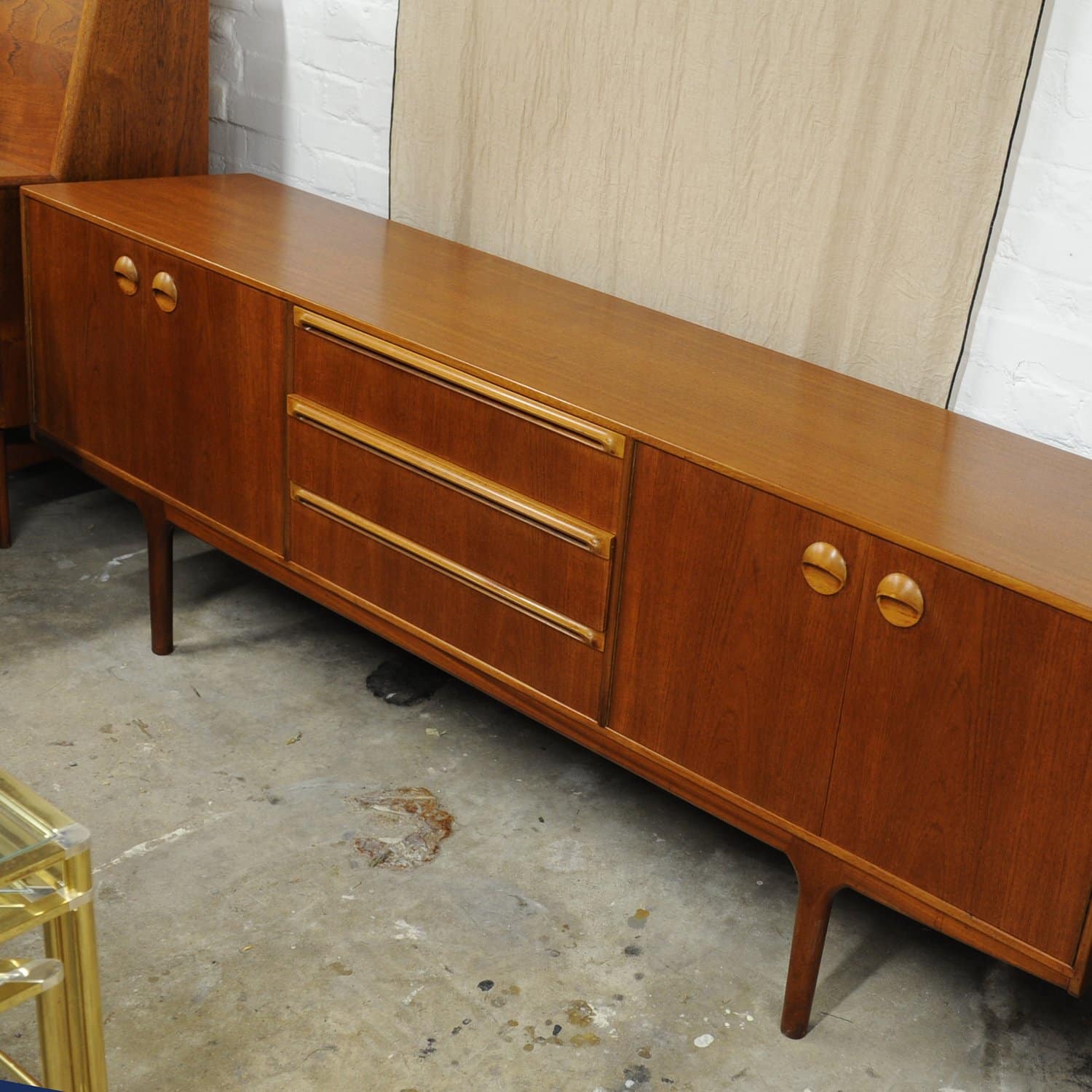 Vintage Teak Sideboard By Tom Robertson For McIntosh, 1960s