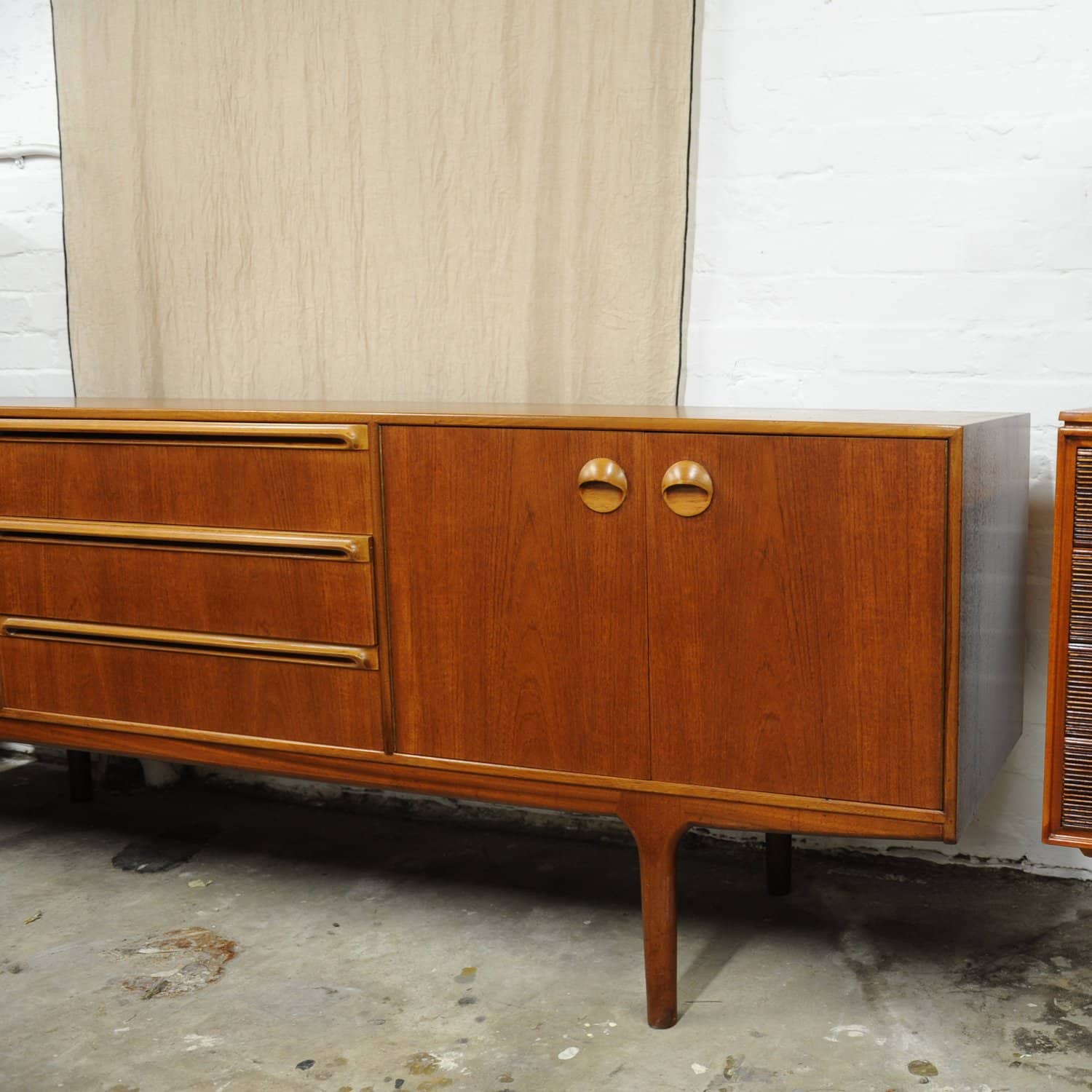 Vintage Teak Sideboard By Tom Robertson For McIntosh, 1960s