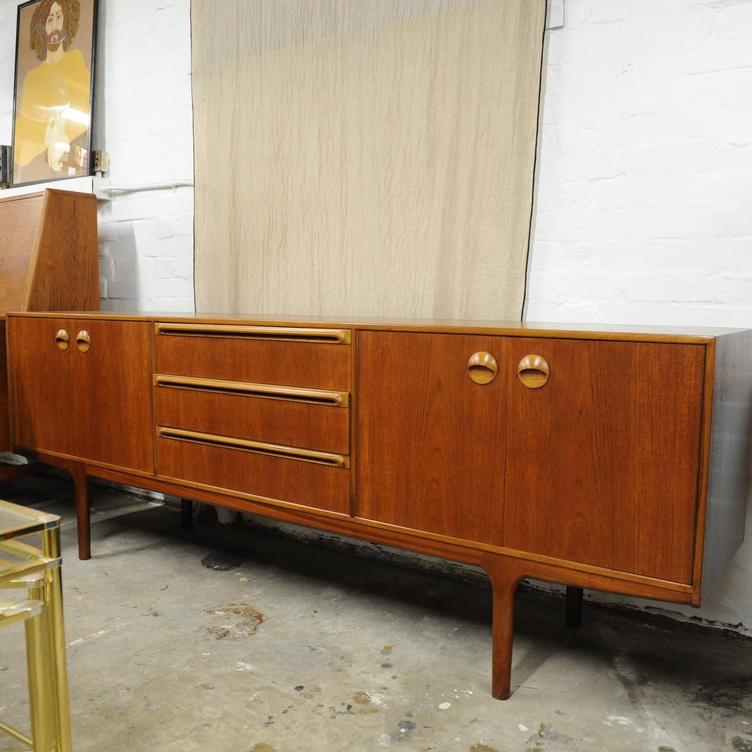 Vintage Teak Sideboard By Tom Robertson For McIntosh, 1960s