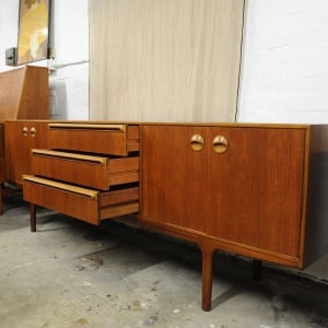 Vintage Teak Sideboard By Tom Robertson For McIntosh, 1960s