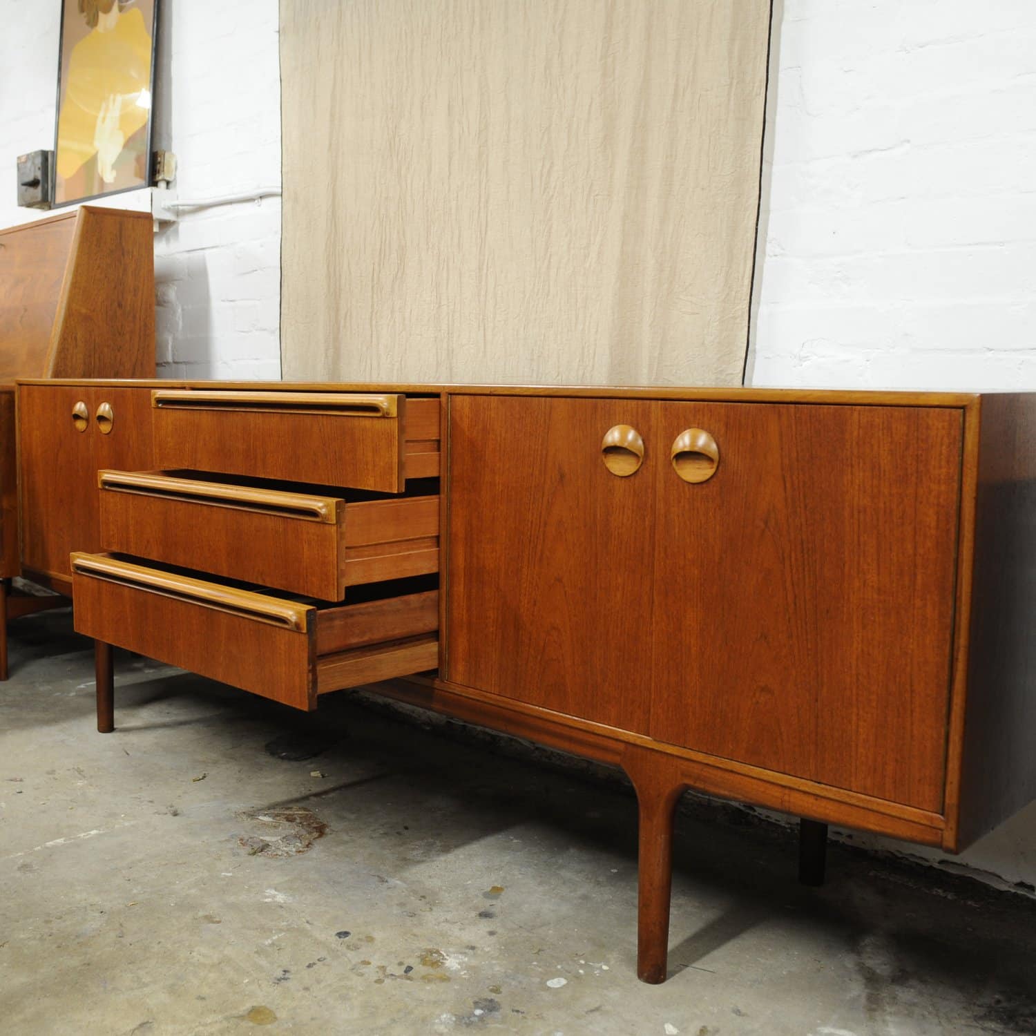 Vintage Teak Sideboard By Tom Robertson For McIntosh, 1960s