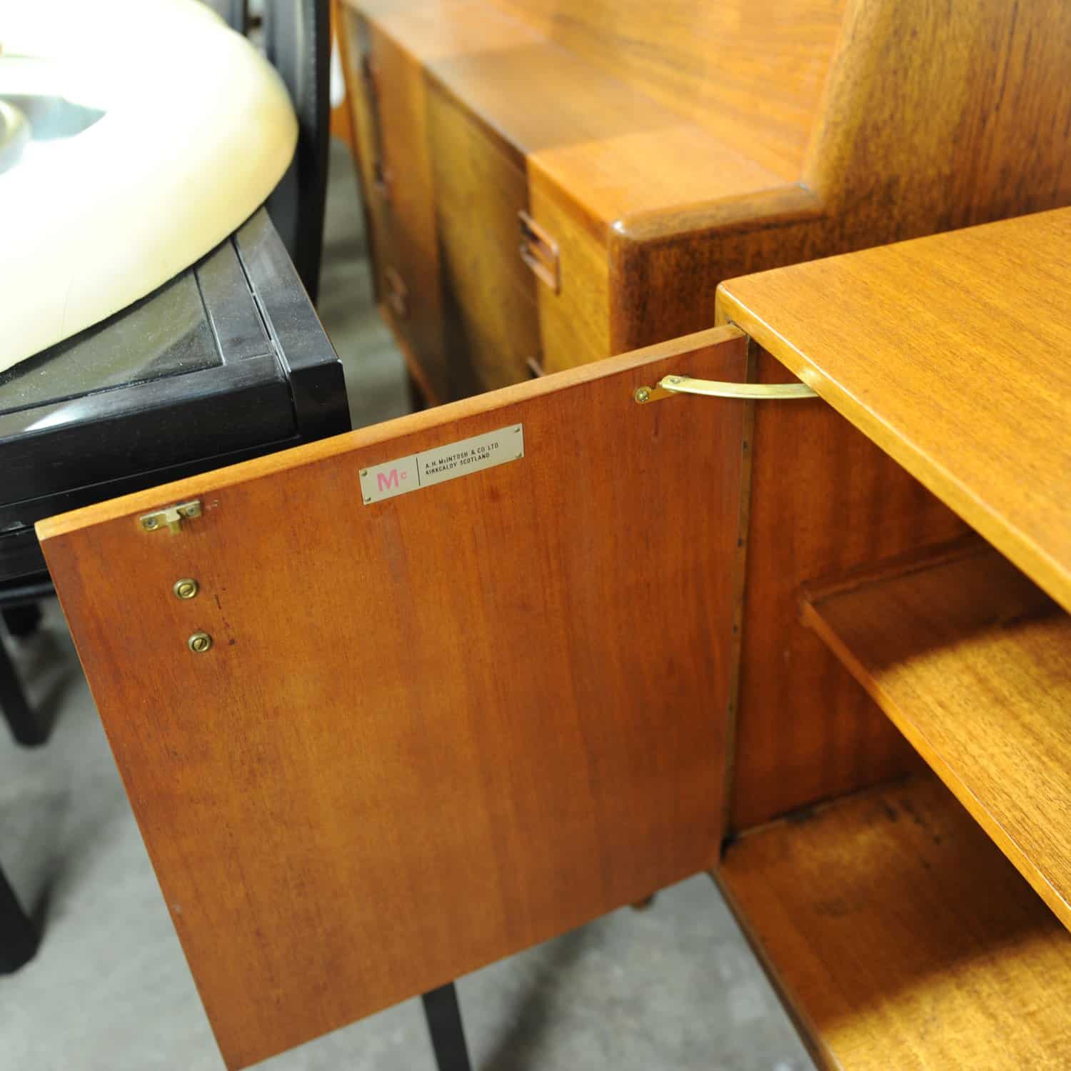 Vintage Teak Sideboard By Tom Robertson For McIntosh, 1960s