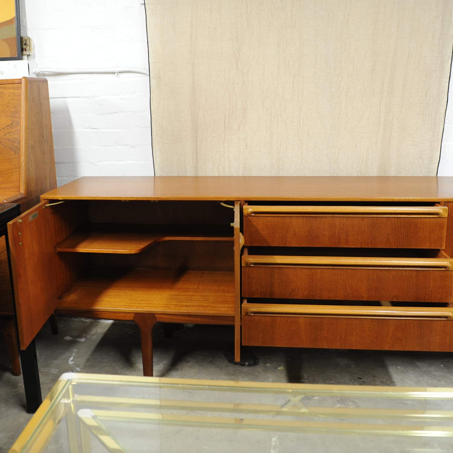 Vintage Teak Sideboard By Tom Robertson For McIntosh, 1960s