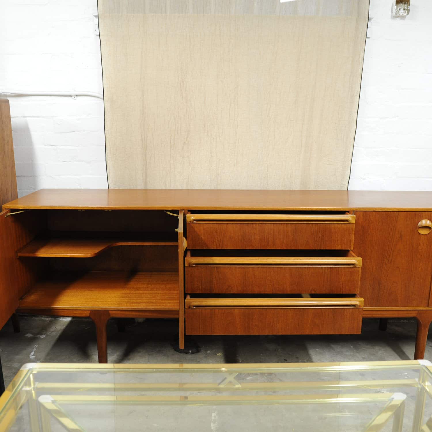 Vintage Teak Sideboard By Tom Robertson For McIntosh, 1960s