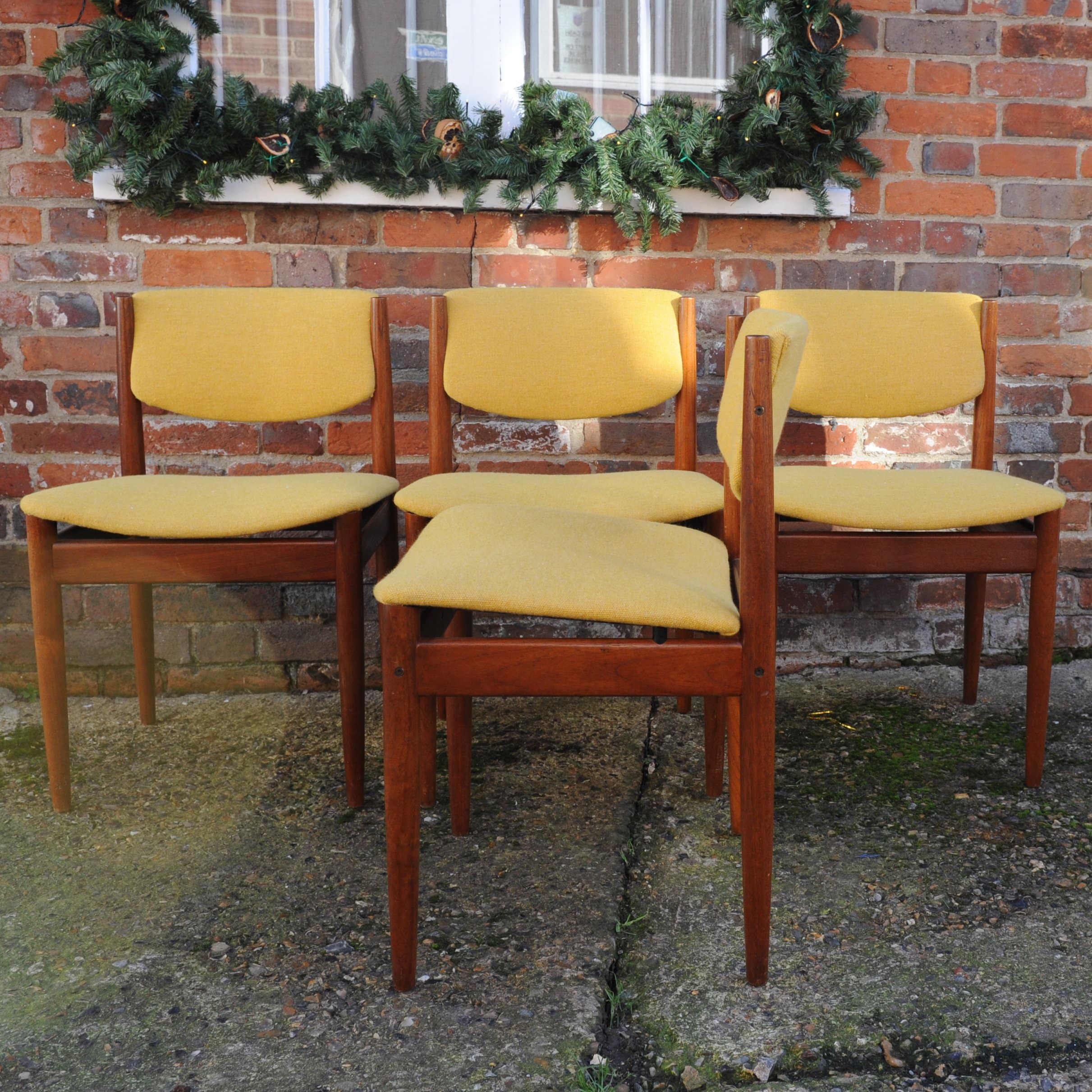 Vintage Danish Dining Chairs By Finn Juhl For France & Søn, 1960s, Set Of 4