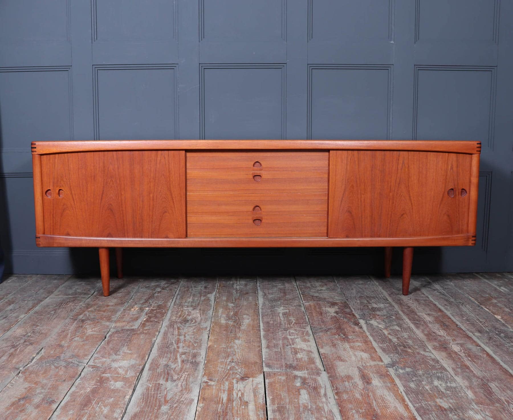 Mid Century Danish Teak Sideboard By H W Klien For Bramin