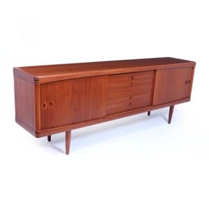 Mid Century Danish Teak Sideboard By H W Klien For Bramin