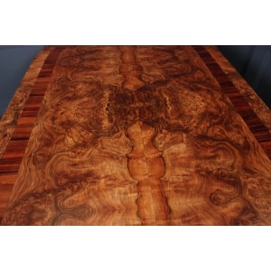 Stunning Italian Walnut Art Deco Dining Table C1930