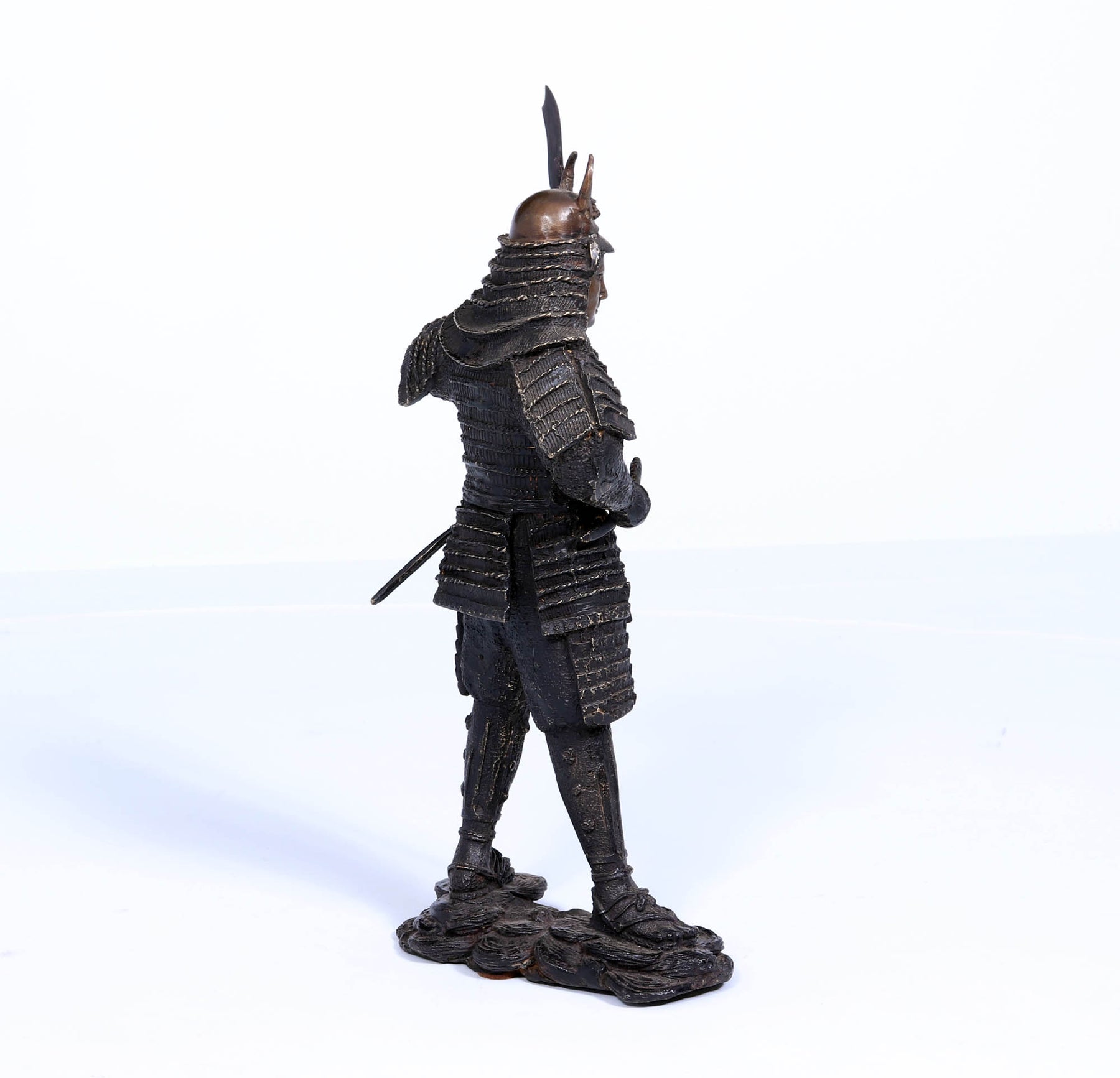 Bronze Sculpture - Japanese Samurai Warrior