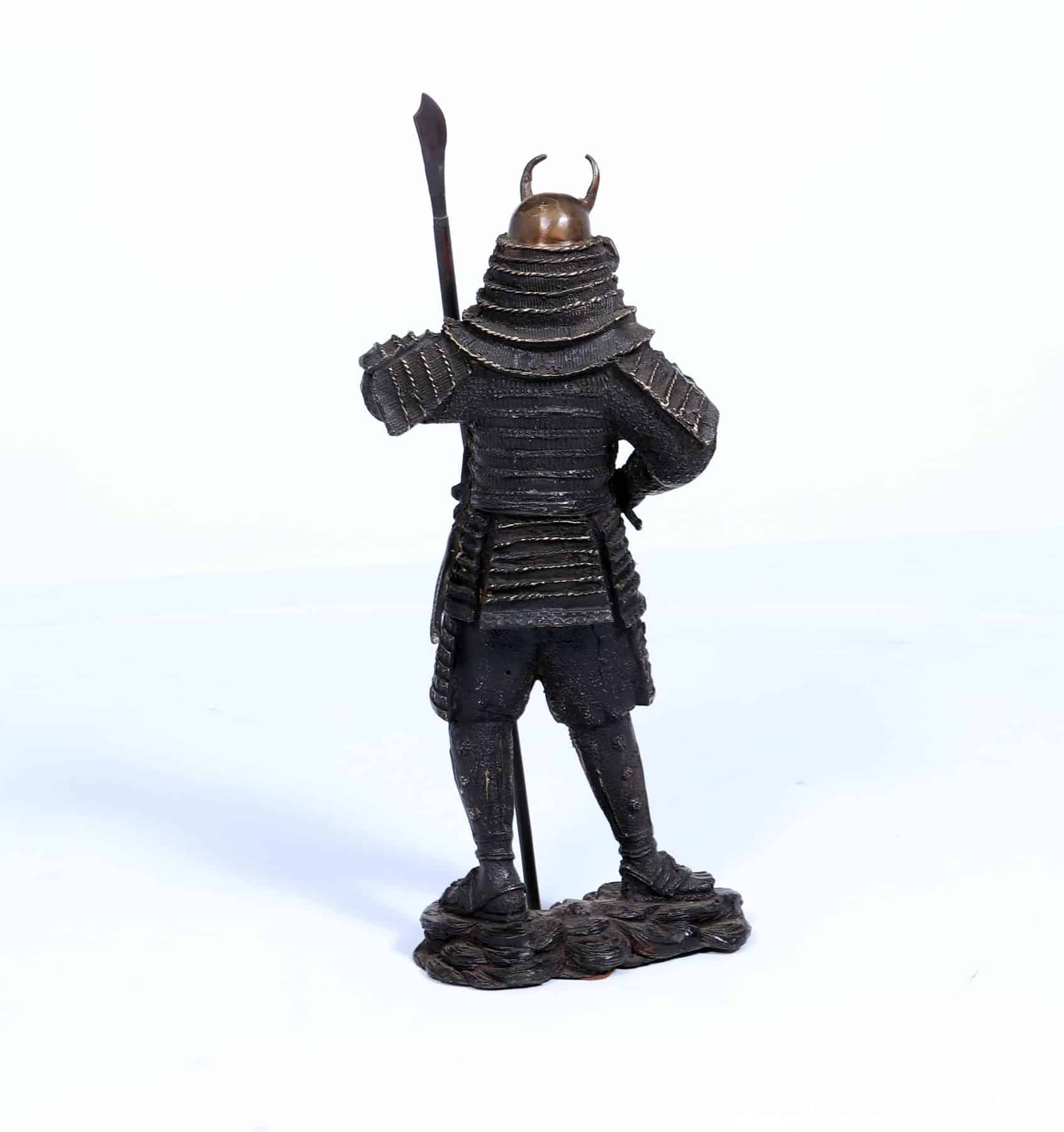 Bronze Sculpture - Japanese Samurai Warrior