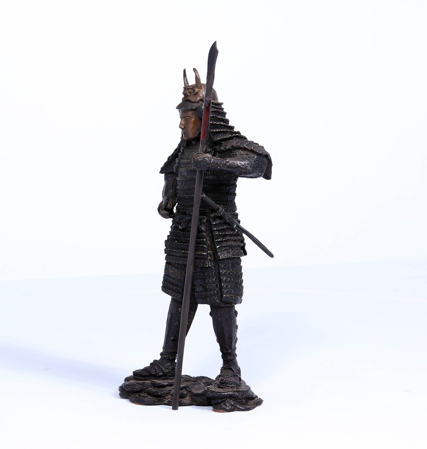 Bronze Sculpture - Japanese Samurai Warrior