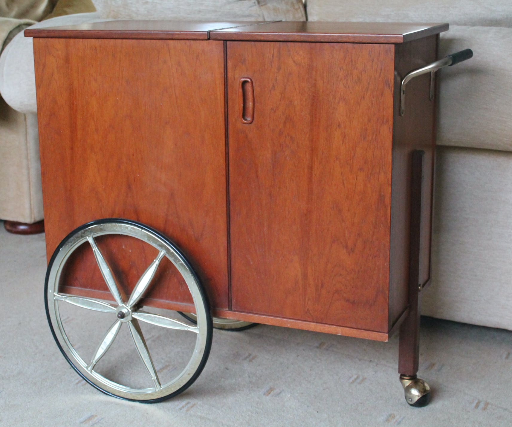 Mid Century Bar Cart
