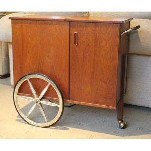 Mid Century Bar Cart