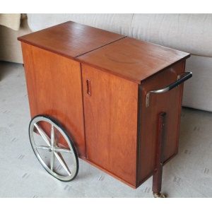 Mid Century Bar Cart