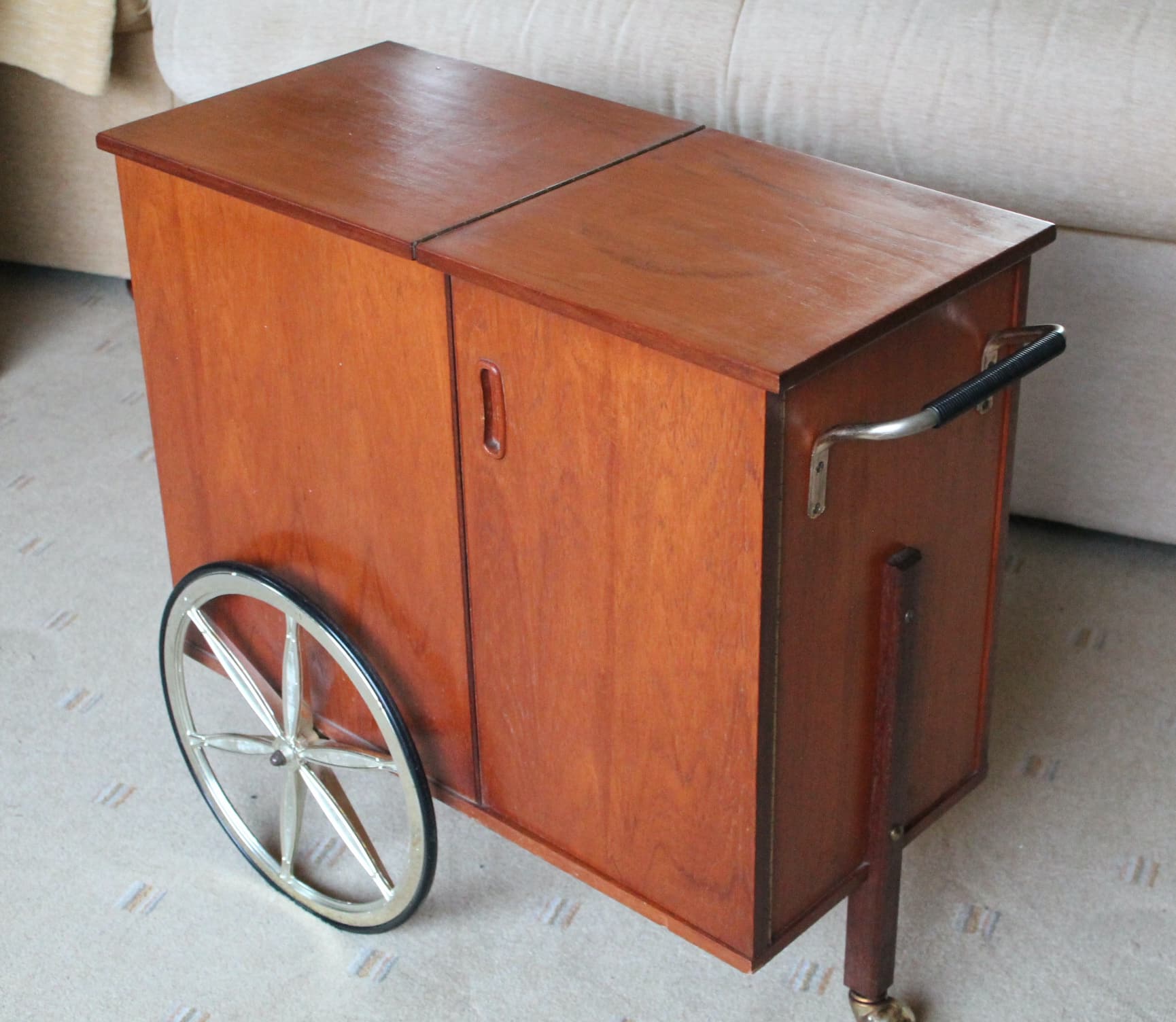 Mid Century Bar Cart