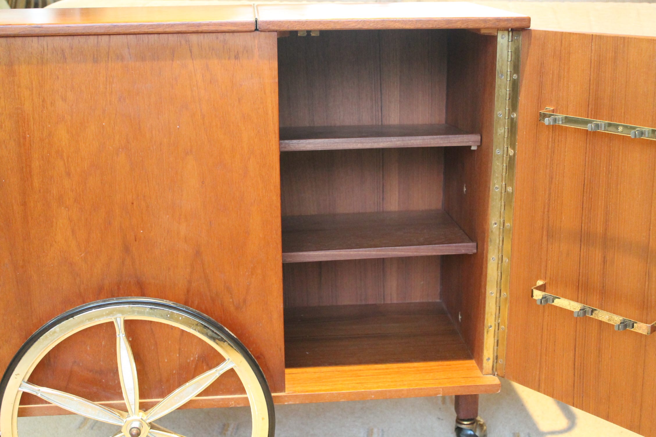Mid Century Bar Cart