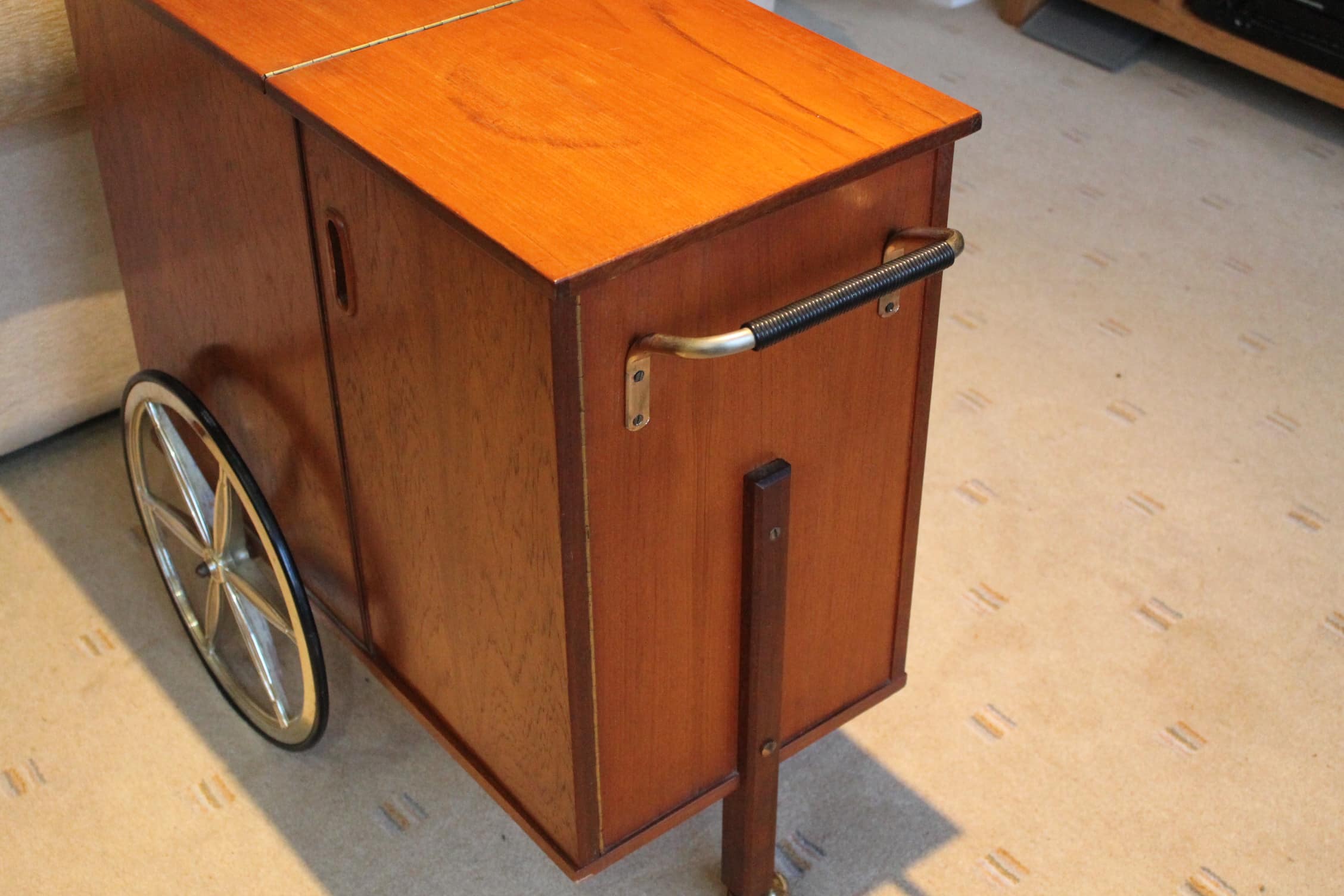 Mid Century Bar Cart