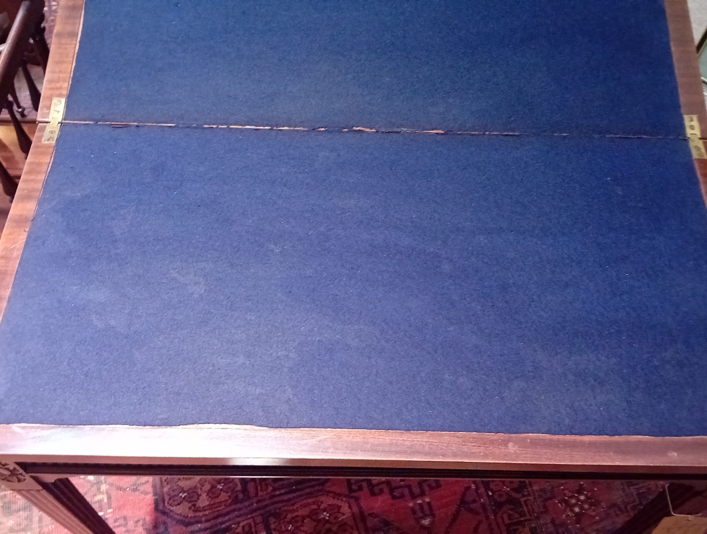 Superb Victorian Adam Revival Mahogany Card Table